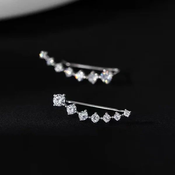 Ella18jewelrySterlingSilverZirconDiamondCrawlers_2 Sterling Silver Zircon Diamond Crawlers