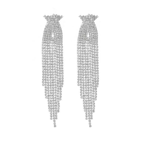 O1CN0173HmWP1uZrp7XOdt9_2209808136052-0-cib.jpg Luxury Sparkling Full Rhinestone Long Fringe Earrings