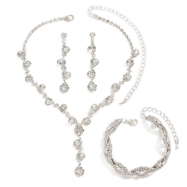 O1CN01Bnl1771ynqKkldOHb_1988846624-0-cib.jpg Fashion Crystal Necklace Ear Stud Bracelet Jewelry Accessories