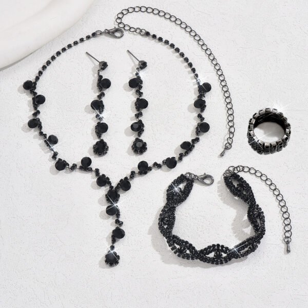 O1CN01JFqlZE1ynqSx4W8df_1988846624-0-cib.jpg Fashion Crystal Necklace Ear Stud Bracelet Jewelry Accessories