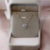 Zircon Six-claw Necklace Clavicle Chain Female