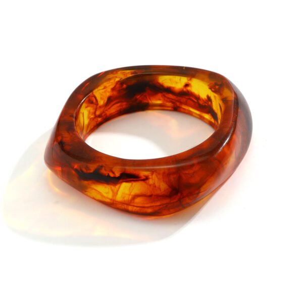 Exaggerated Design Polygon Translucent Bracelet
