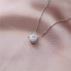 Zircon Six-claw Necklace Clavicle Chain Female