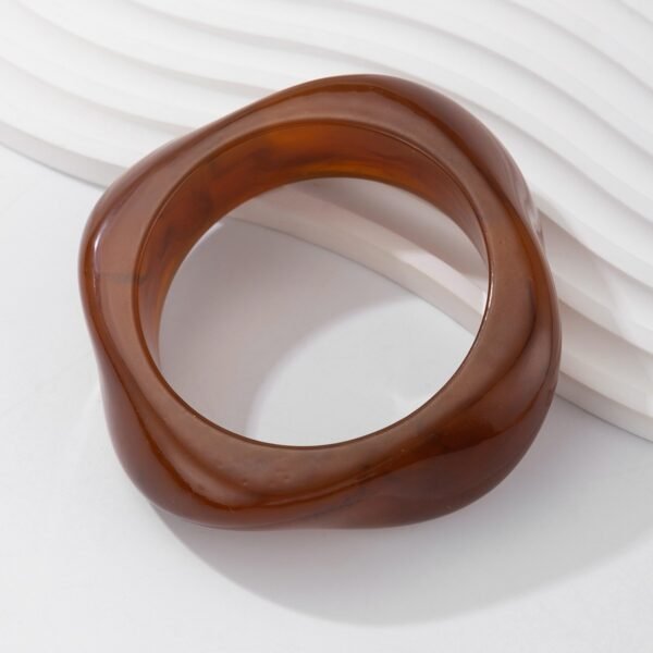 Exaggerated Design Polygon Translucent Bracelet