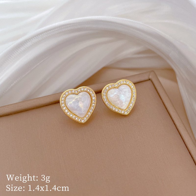 O1CN01z2K4dL2J3gXoT1Skr_2206683529366-0-cib.jpg Light Luxury Fully Jeweled Loving Heart Mermaid Graceful Personality Banquet Earrings