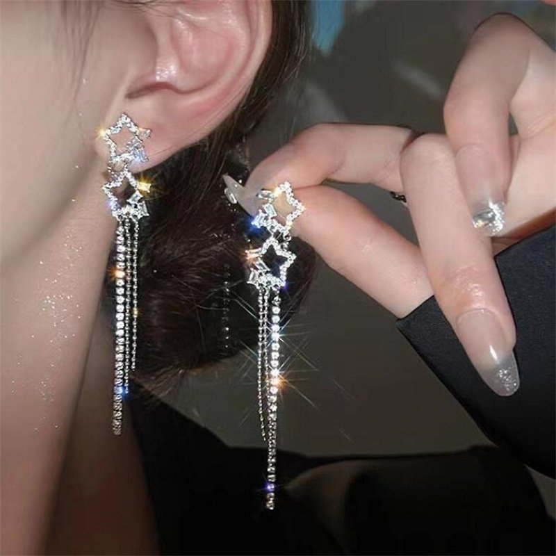 a626857b-b294-4afc-b19d-89835ced43f8.jpg XINGX Water Drop Tassel Earrings Earrings Simple