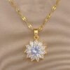 Women's Fashion Personality Sunflower Necklace