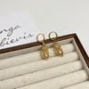 Exquisite Crystal Leaf Silver Needle Ear Clip Female