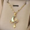 Dream Planet Necklace Stainless Steel Blue Butterfly