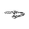 925 Silver Cool Style Snake Head Vintage Ring For Men And Women