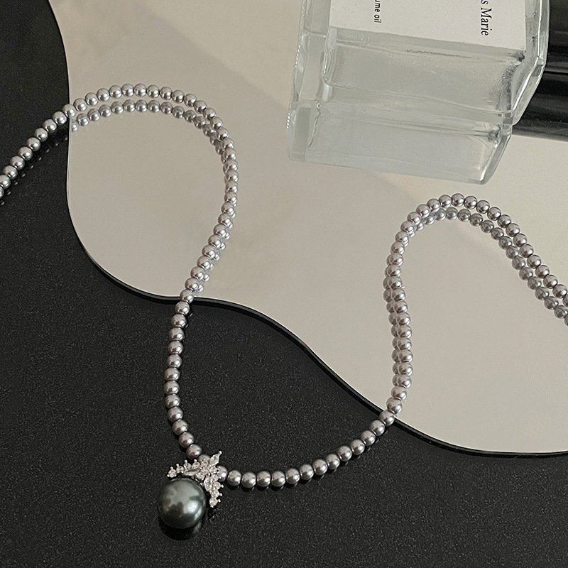 baf6ec03-9f20-4d5f-ba9b-858f6a28c7f7.jpg French Style Temperament Crown Zircon Pendant Pearl Necklace