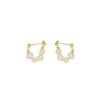 Freshwater 5mm Pearl Stud Earrings 925 Silver Ear Studs