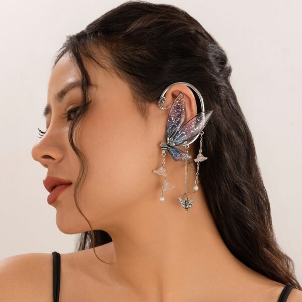 c314a10d-a7b4-4c18-a8dd-13c2fa1df7c6.jpg Elf Tassel Butterfly Contour Wing Ear Clip