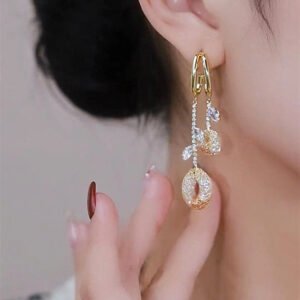 Temperament Socialite Hollow Fringe Earring Girl