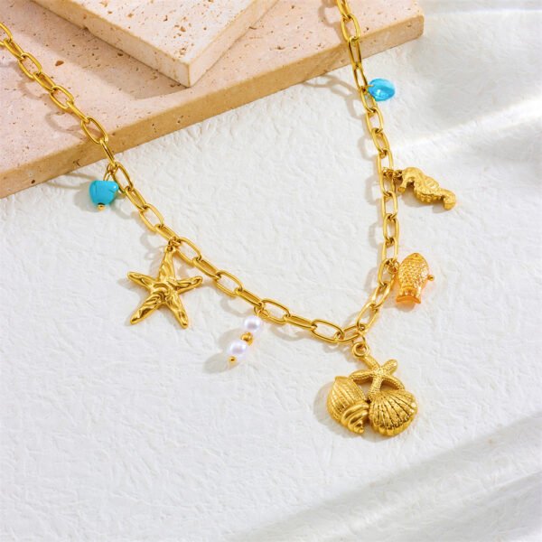 Marine Element Stainless Steel Necklace