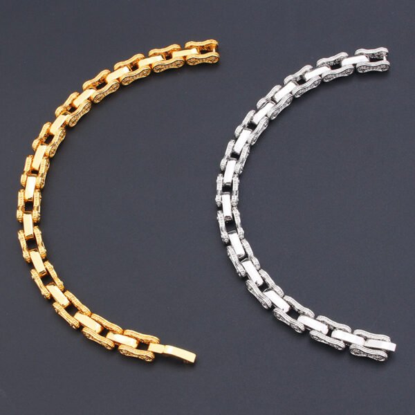 c964b959-9f44-4ad6-9e03-f73c099c0279.jpg Zircon Locomotive Chain Hip Hop Bracelet Men And Women Personality Cuban Chain