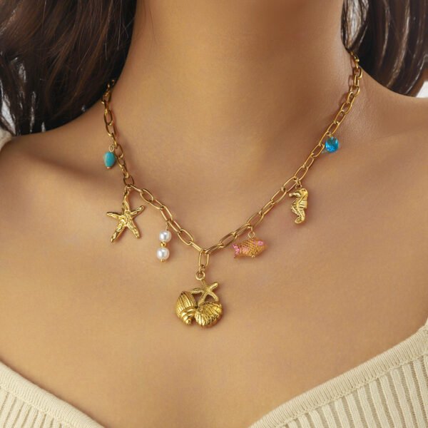 Marine Element Stainless Steel Necklace