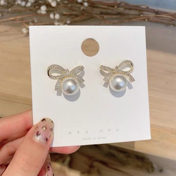 da505b3e-2f38-4a7b-9a72-2b7474a89d44.jpg Bowknot Pearl Earrings Temperament High-end Earrings