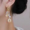 Temperament Socialite Hollow Fringe Earring Girl