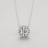 S925 Sterling Silver Light Luxury Pendant Necklace