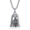 Stainless Steel Motorcycle Style Men's Pendant Feather Wings