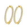 Brass Earrings Full Diamond 4A Zircon Jewelry