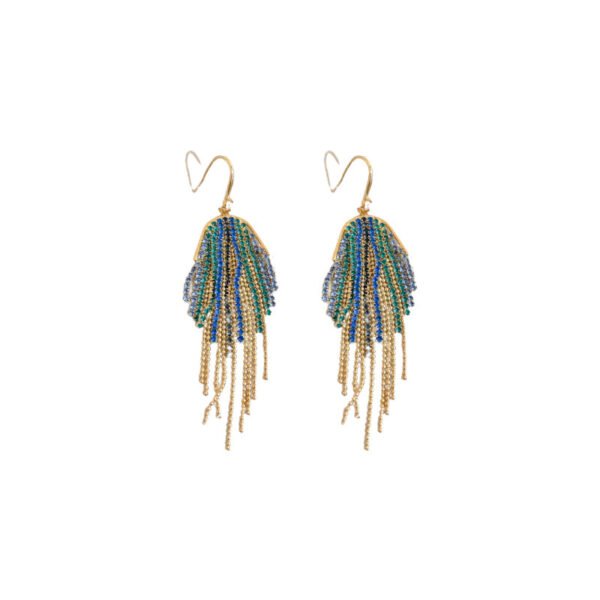 f9a9cf25-124c-4160-85fa-056dbe2428eb.jpg Diamond Inlaid U-shaped Long Tassel Ear Hook In Europe And America