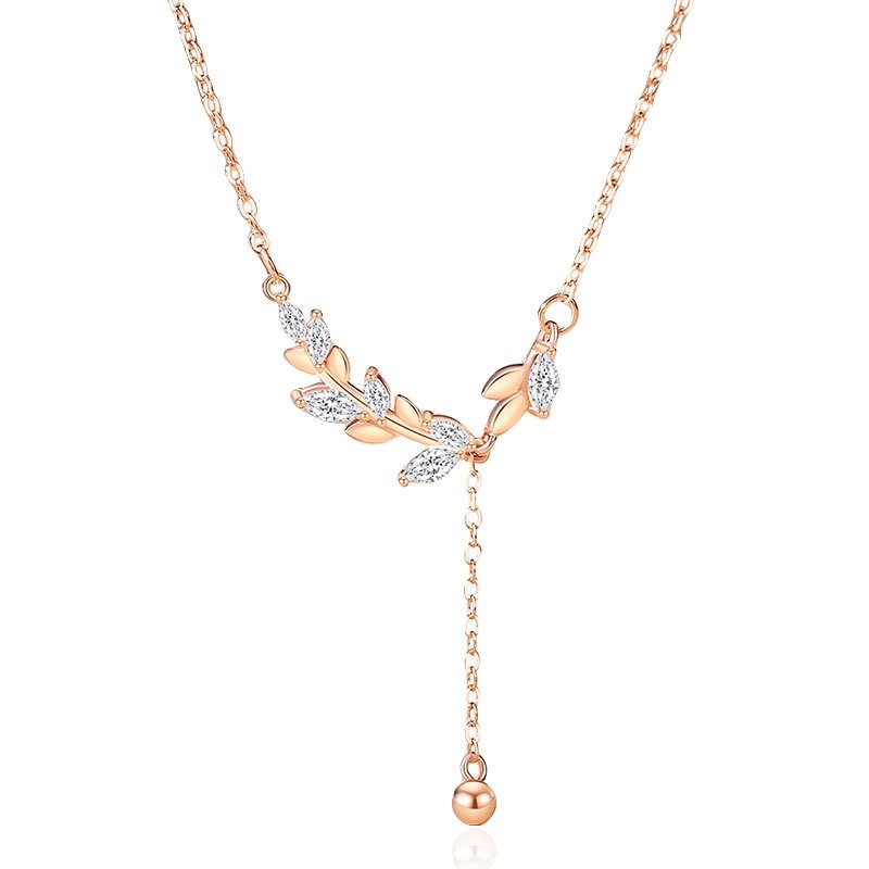 fa3fbd2f-9c77-435a-ae1e-7a2471f7b534-1.jpg S925 Sterling Silver Wheat Necklace Leaf Tassel