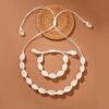 Bohemian Ocean Style Shell Necklace High-end Design Retro Holiday Handmade Anklet