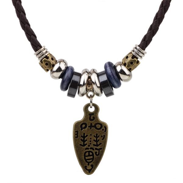 Fashion necklace double-layer winding necklace retro simple clavicle chain high-end