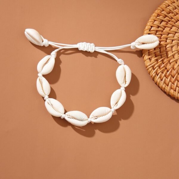 Bohemian Ocean Style Shell Necklace High-end Design Retro Holiday Handmade Anklet