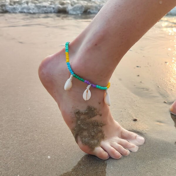 Bohemian Ocean Style Shell Necklace High-end Design Retro Holiday Handmade Anklet