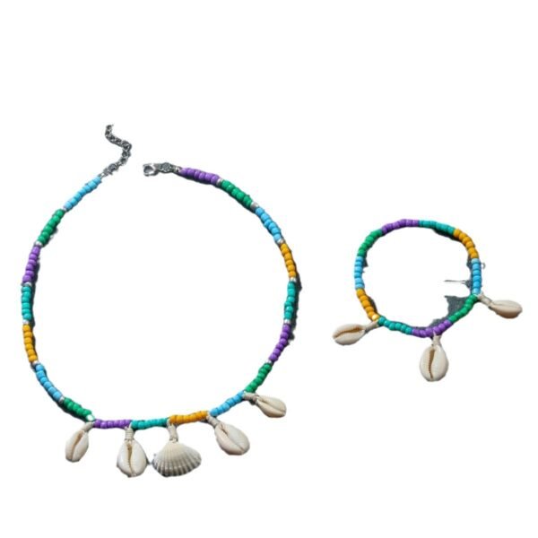 Bohemian Ocean Style Shell Necklace High-end Design Retro Holiday Handmade Anklet