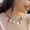 Bohemian Ocean Style Shell Necklace High-end Design Retro Holiday Handmade Anklet