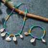 Bohemian Ocean Style Shell Necklace High-end Design Retro Holiday Handmade Anklet