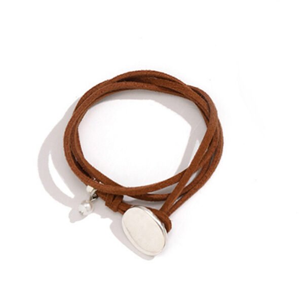 Fashion necklace double-layer winding necklace retro simple clavicle chain high-end