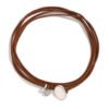 Fashion necklace double-layer winding necklace retro simple clavicle chain high-end