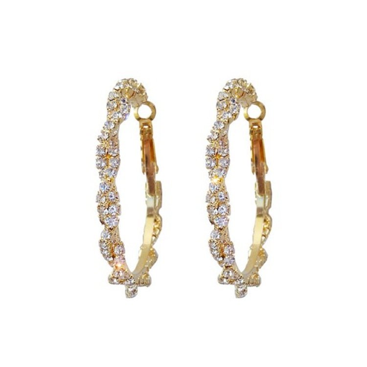 1612323327886.jpg Silver Needle Korean High Temperament Circle Big Earrings Exaggerated Earring Trend